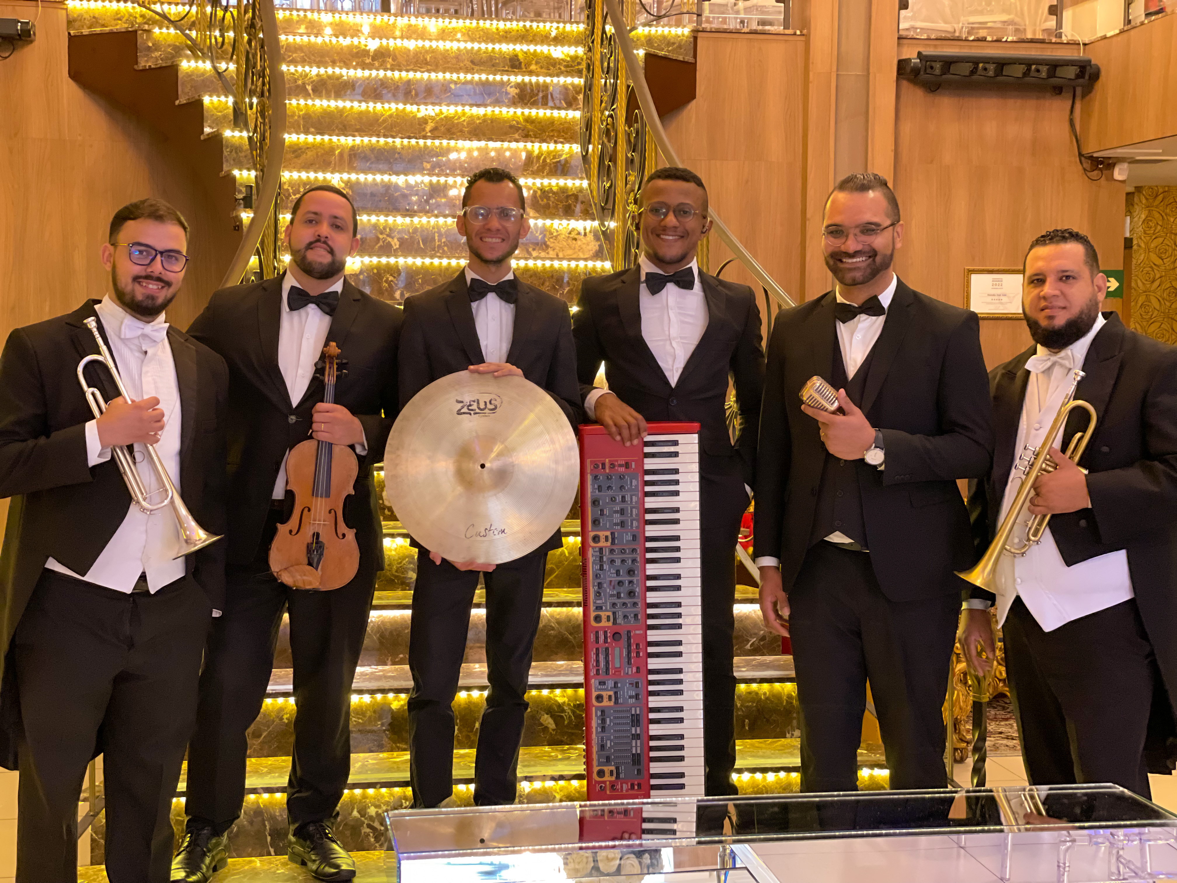 Evento corporativo com música ao vivo